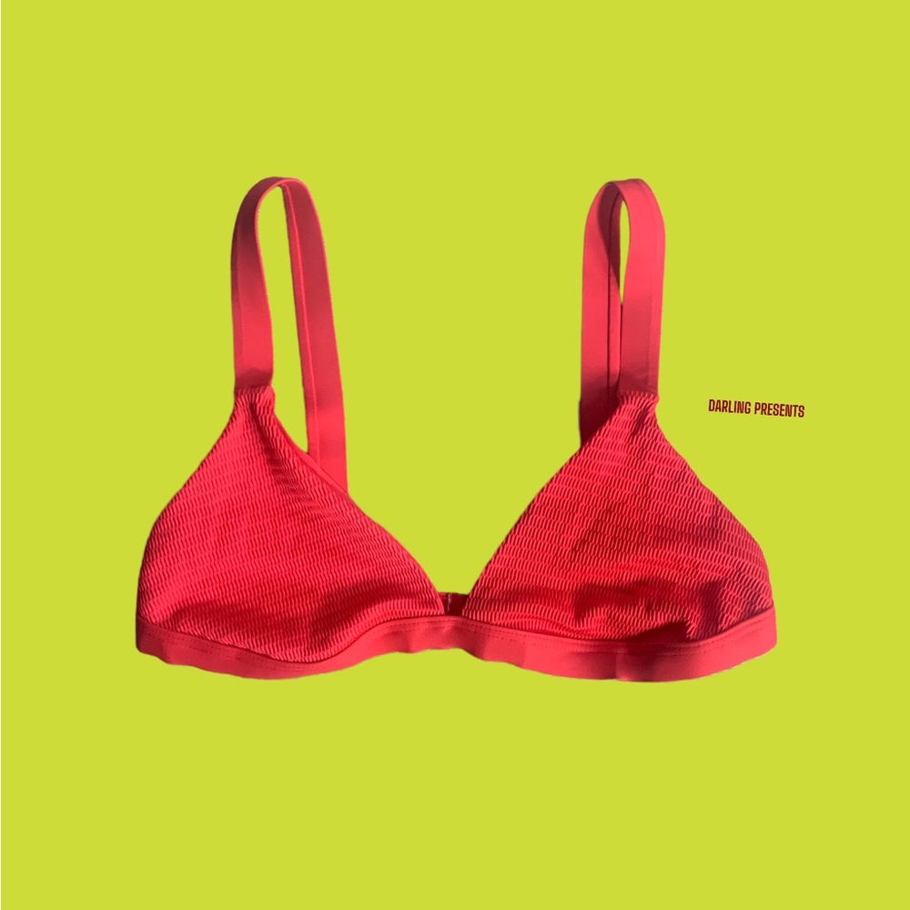 Vitamin A Moss Bralette Swim Top Women Color Marisol Biosulpt Size 12/D/XL
